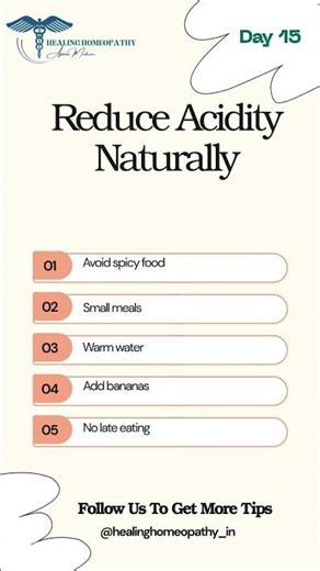 5 Natural Tips to Reduce Acidity | Healing Homeopathy