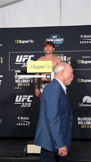 Lone'er Kavanagh makes weight #ufc329
