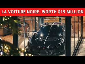 Bugatti exhibits world's most expensive car in the city centre of Molsheim
