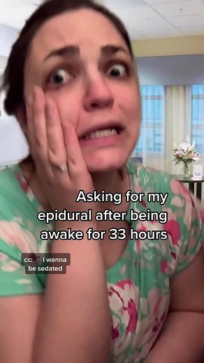 and that’s on working a 12hr night shift & your water breaking when you get home 🙃 #birthstory #momtok #obnurse #laboranddelivery #epidural #pregnant