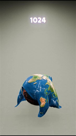 Satisfying World Map Drop Animation