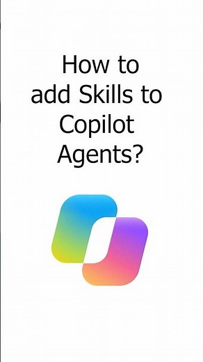How to add Skills to Copilot Agents!