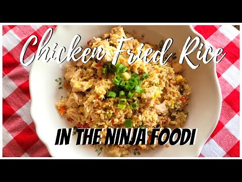 Chicken Fried Rice in the NINJA FOODI || How to make Chicken Fried Rice in the Pressure Cooker