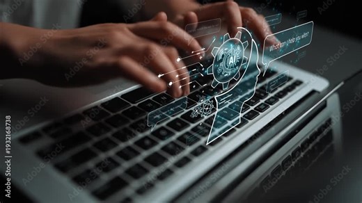 Conversational AI assistant enhances chatbot interaction. AI assistant supports queries, answers instantly, AI assistant improves experience, and AI assistant drives engagement. Marrow