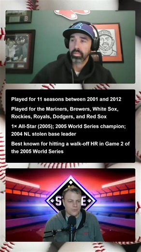 Can you name this player that hit a walk off home run during the 2005 World Series? #mlb #baseball #sports #trivia | Rounding Third Baseball