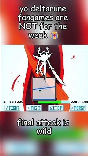 this fangame is wild 🤑 (link in desc) #deltarune