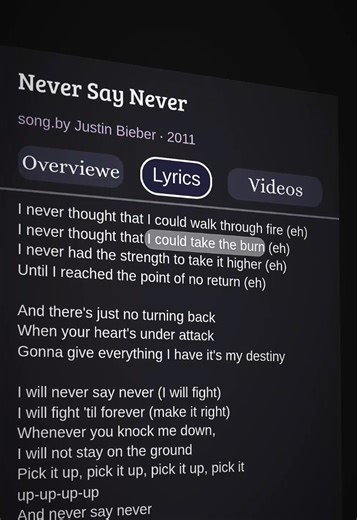 Never Say Never..🎧🎶 #justinbieber #song #lyrics #music #songlyrical05