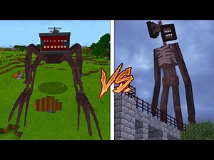 Megahorn Vs. Siren Head in Minecraft