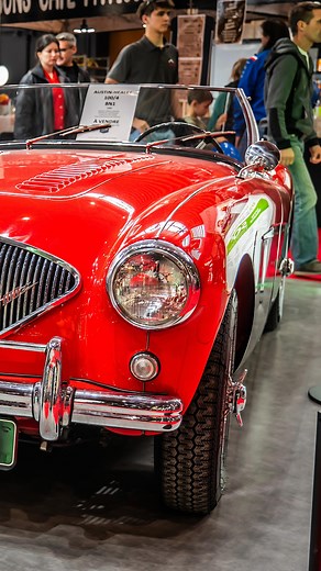🚗💨 Austin-Healey 100-4 BN1 (1955) — le pur esprit du roadster britannique 🇬🇧 Une ligne basse, un pare-brise rabattable, un long capot abritant un 4 cylindres de 2,6 L… et cette promesse dans son nom : 100 mph, soit 160 km/h à une époque où l’élégance comptait autant que la performance. Avec sa boîte à 3 vitesses dotée d’un overdrive et son châssis léger, la 100-4 BN1 offre une conduite brute, vivante, sans filtres. C’est la machine à remonter le temps idéale pour qui veut ressentir la route 