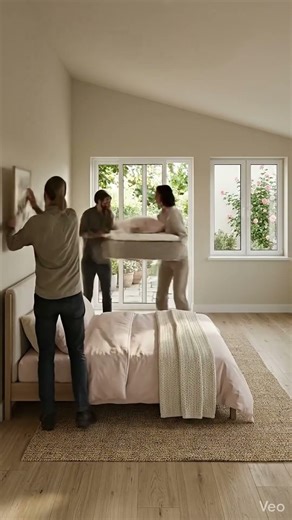 Calm Minimalist Bedroom Design | Blush Pink & Natural Wood