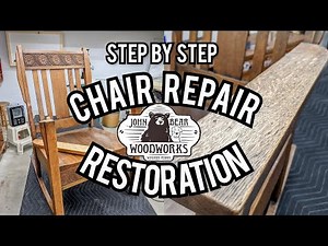 Step by Step Rocking Chair Repair and Restoration | How to Repair Furniture