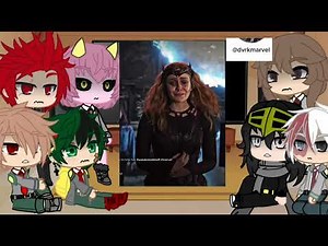 Mha react to Wanda maximoff//old video//short