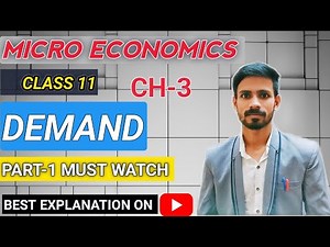 DEMAND /class 11/Meaning,concept/Part 1 must watch// #demand #microeconomics #commerce #class11th
