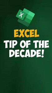 Excel tip of the decade....probably? #fyp #Microsoft #MicrosoftAmbassador #excel #exceltip | Ready Staeady Excel
