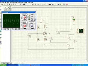 Colpitts Oscillator Using Proteus software