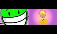 Mix of 2 videos from youtube : BFDI 4 Original vs BFB assets