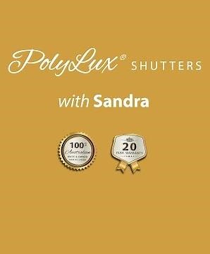 PolyLux® Shutters with Sandra