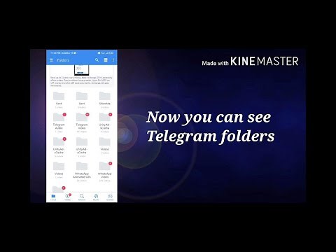 See all telegram videos in MX Player. Just change one setting