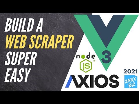 Build a Web Scraper using Vue js 3 [ Scrape any website ]