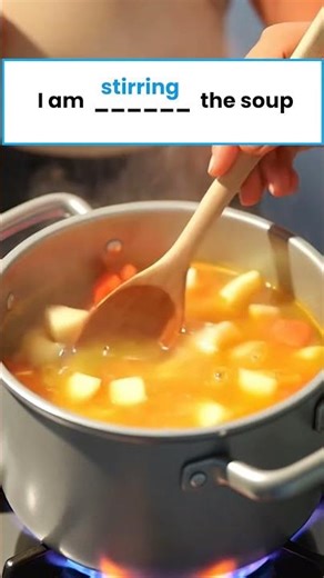 Kitchen Action Verbs in English | Guess the Last Action 🤔 | English for Beginners #shorts