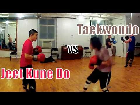🦶TKD vs JKD👊 Who Is Faster?