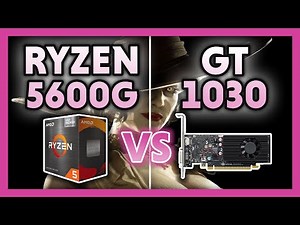 Ryzen 5 5600G VS Core i3 10100F + GT 1030 Benchmark