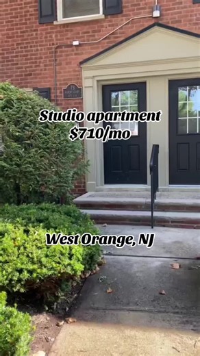 Studio apartment #realestate #apartmenttour #apartmenthunting #nj #newjersey