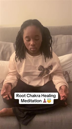Root Chakra Meditation 🧘🏾‍♀️😇💕 #YoungGoddess #Healer #Meditation #Chakras 😍