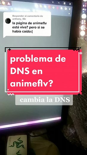 Resolver problemas de DNS en Animeflv