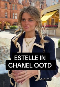 Estelle in Chanel ☕️🤍@Estelle #ootd #fashion #classy #chic #elegant | outfits