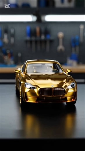 Building a Pure Gold Car!#YouTubeShorts #Shorts#LuxuryCars #ViralShorts
