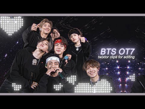 BTS - ot7 twixtor clips for editing (4K)