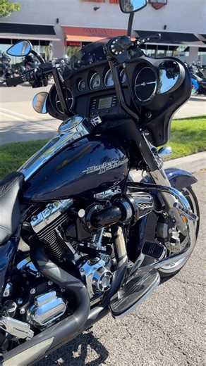 Customized 2014 Street Glide w/ all the fixin’s🤤 Only $13,995 fees! Screaming Eagle exhaust & air cleaner, black apes, grips, and more💯 #CustomMotorcycle #HarleyDavidson | Quaid Harley-Davidson
