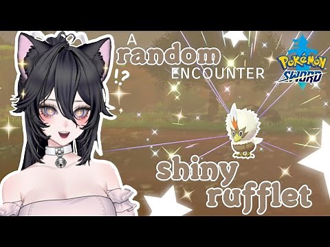 SHINY RUFFLET! | Finding a RANDOM Grass Encounter Shiny in Pokémon Sword/Shield ₊˚⊹♡