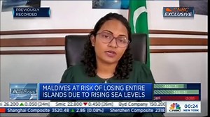 Maldives' environment minister calls for urgent action on sea level rise