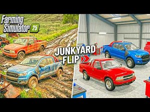 I TRY SELLING THE CHEAPEST TRUCKS...CAN WE FLIP IT?! | FARMING SIMULATOR 25