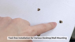 Microphone Flange Mount with Anti-Slip Pad - 5/8" Male Thread Metal Mic Flange Mount, Table Ceiling & Wall Mount Bracket with Screws, Ideal for Podium Gooseneck Mic Stand, Studio and DIY Setup