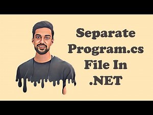 How to separate program.cs file in asp.net core