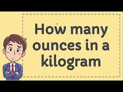 How many Ounces in a Kilogram