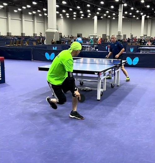 Electrifying hardbat match with Bin Chu at US Open 2025