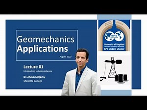 Geomechanics Applications Course Lec-1