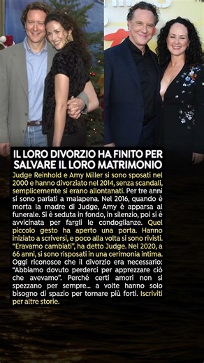 Il loro divorzio ha finito per salvare il loro matrimonio