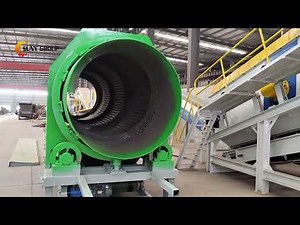 Rotary Drum Screens Revolutionize C&D Waste Processing Efficiency!