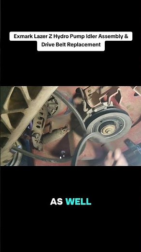 Replacing the Drive Belt on an Exmark Lazer Z! #MowerMaintenance #LawnCareBusiness #DIYFix