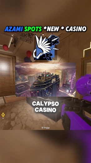 BEST Azami Sote Setup Calypso Casino Blackjack/ Poker R6! #r6 #siege #rainbowsix #clips #shorts