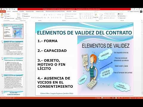 Generalidades de los Contratos Civiles. Elementos de validez y existencia en los contrato
