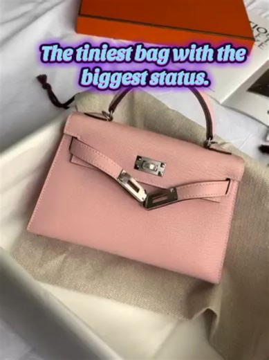 Hermès Mini Kelly II — the ultimate luxury mini bag, handcrafted in exquisite leather with the iconic top-handle silhouette and signature Hermès saddle stitching. A rare, timeless masterpiece in miniature form. #MiniKelly #HermesHolyGrail #KellyII #HermesIcon #LuxuryGrailBag