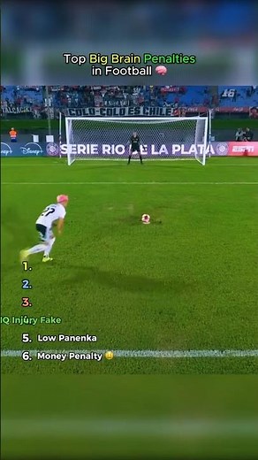 Top Big Brain Penalties in Football 🧠