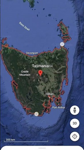 Tasmania map