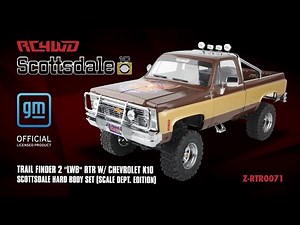 RC4WD Trail Finder 2 "LWB" RTR W/ Chevrolet K10 Scottsdale Hard Body Set (Scale Dept. Edition)